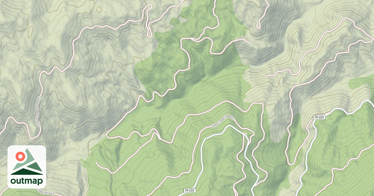 Map of GALENA BASIN