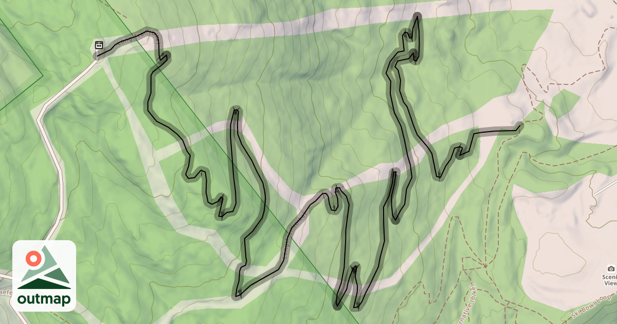 Map of Long Trail (bike)