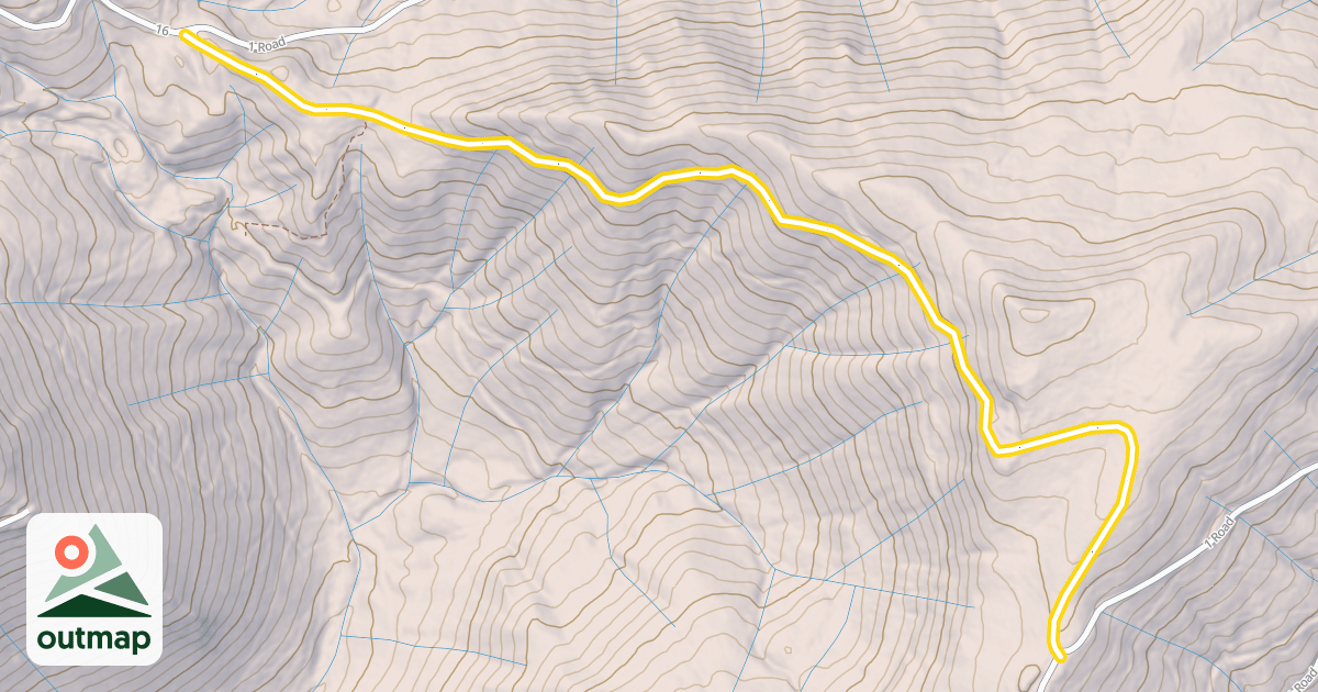 Map of 1 Road