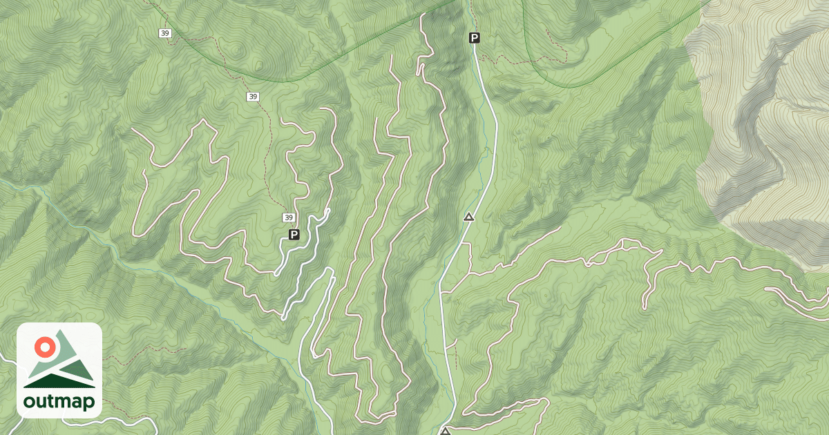 Map of (FDR) MOOSE CREEK