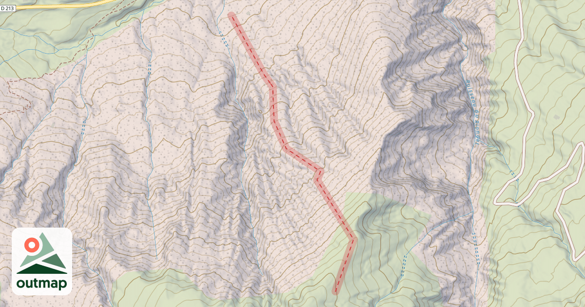 Map of Free Ride de la Procureuse