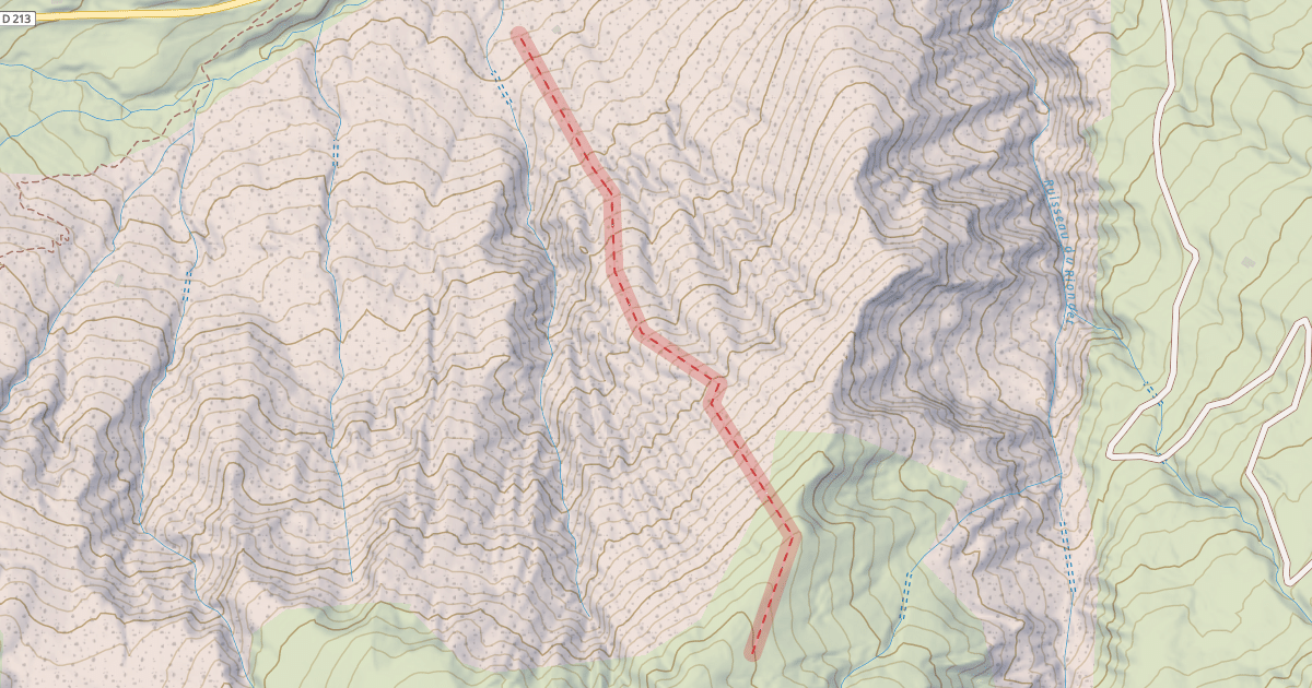 Map preview of Free Ride de la Procureuse