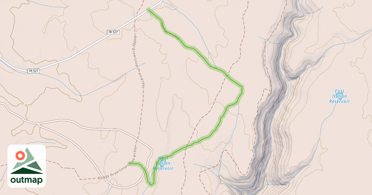 Map of Speedy's Loop
