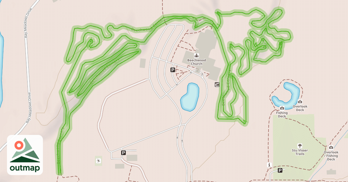 Map of Beechwood Corners
