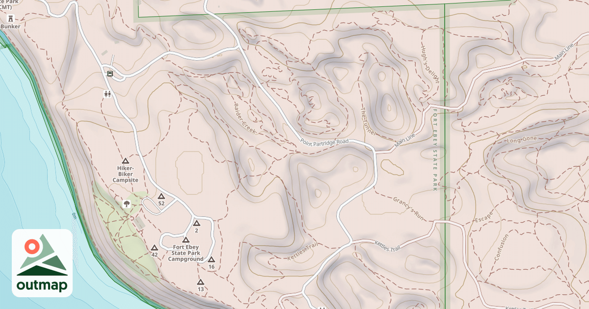Map of Hill Valley Drive