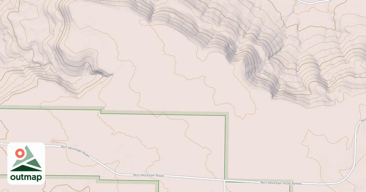 Map of USFS National Forest System Roads {EF05D093-5372-413E-9093-F56182C49281}
