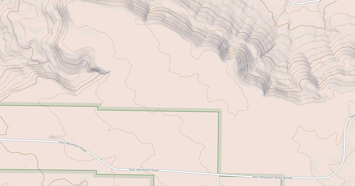 Map preview of USFS National Forest System Roads {EF05D093-5372-413E-9093-F56182C49281}
