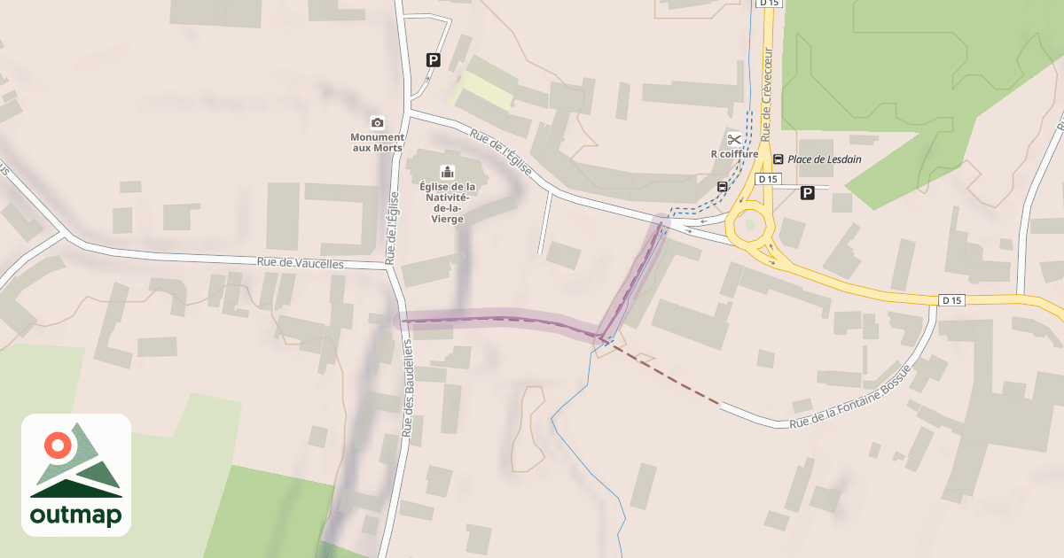 Map of Single Riot Chantrain