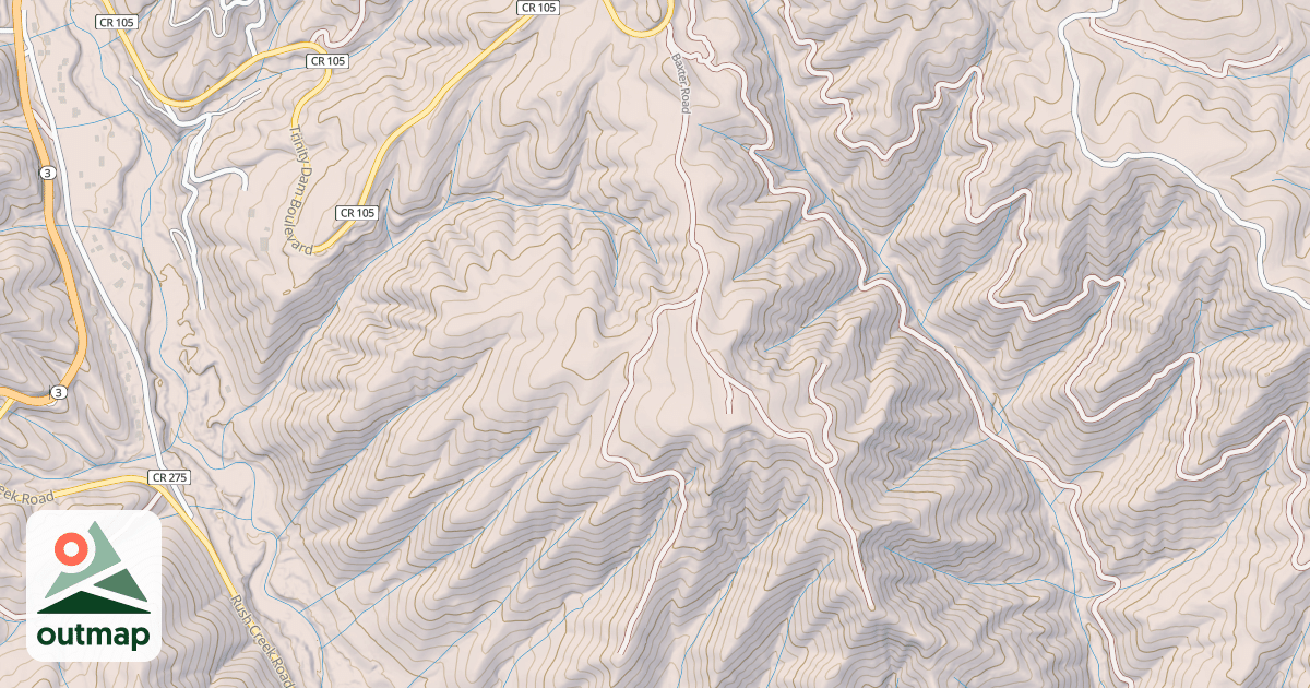 Map of BAXTER