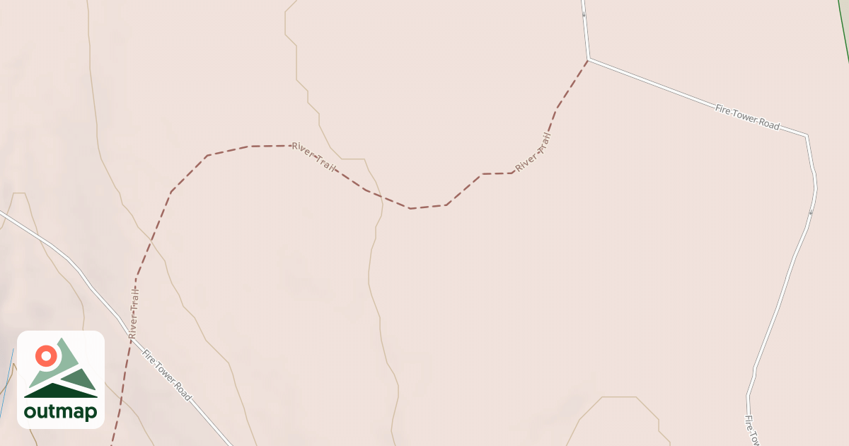 Map of Cook Forest State Park Trails