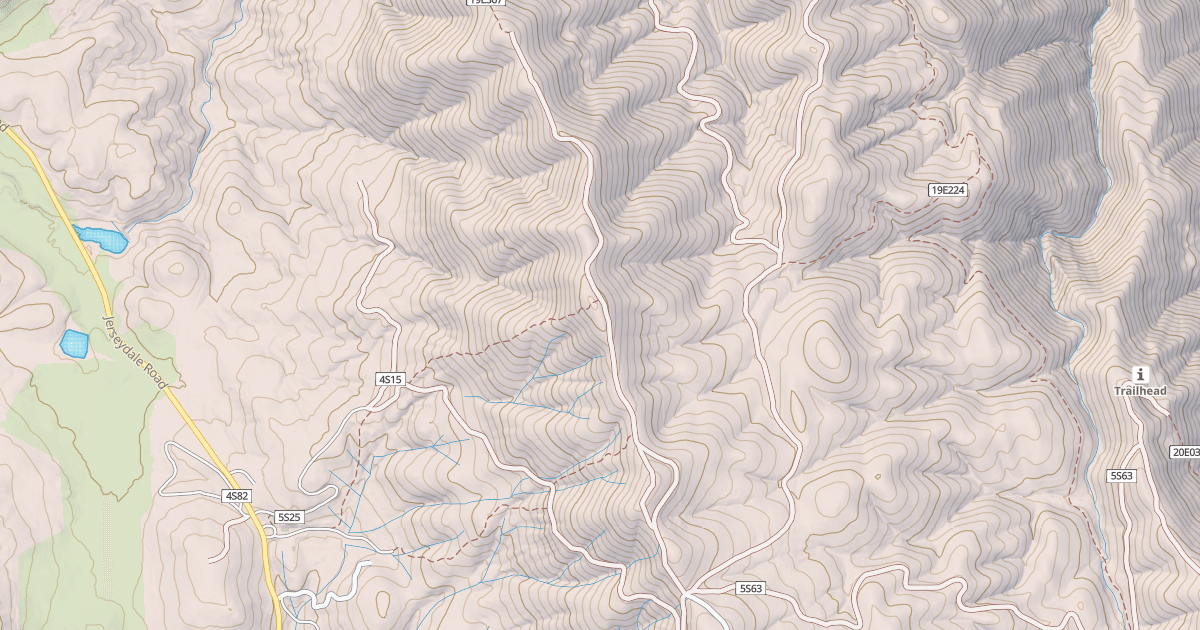 Map preview of FOOTMAN RIDGE EXTENSION