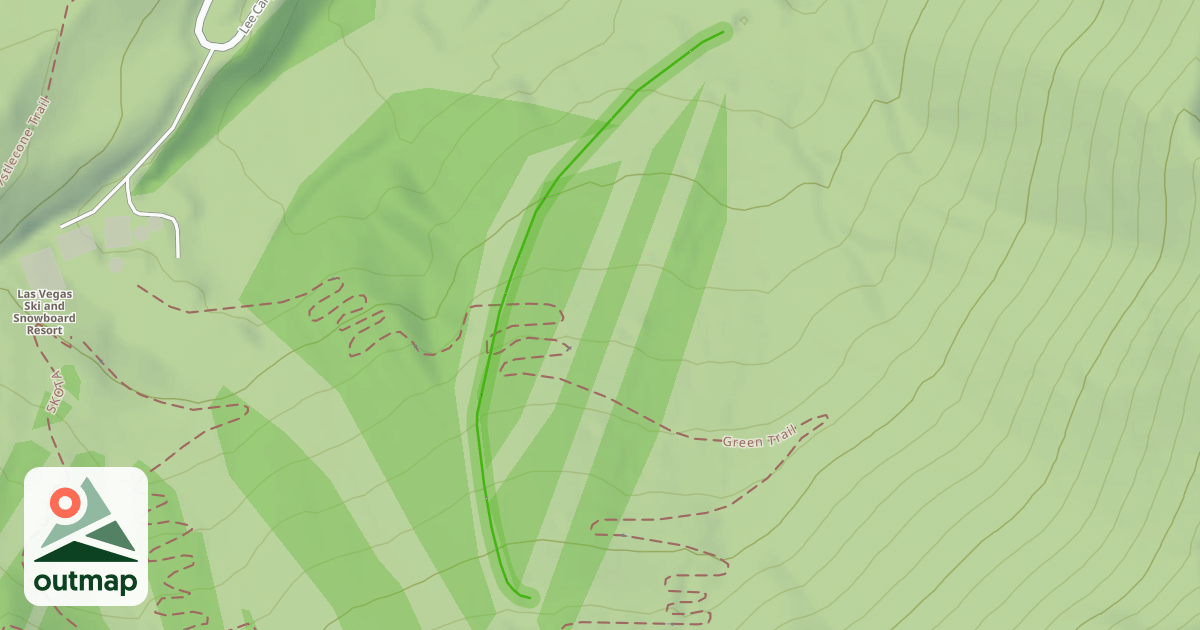 Map of Bonanza Ridge