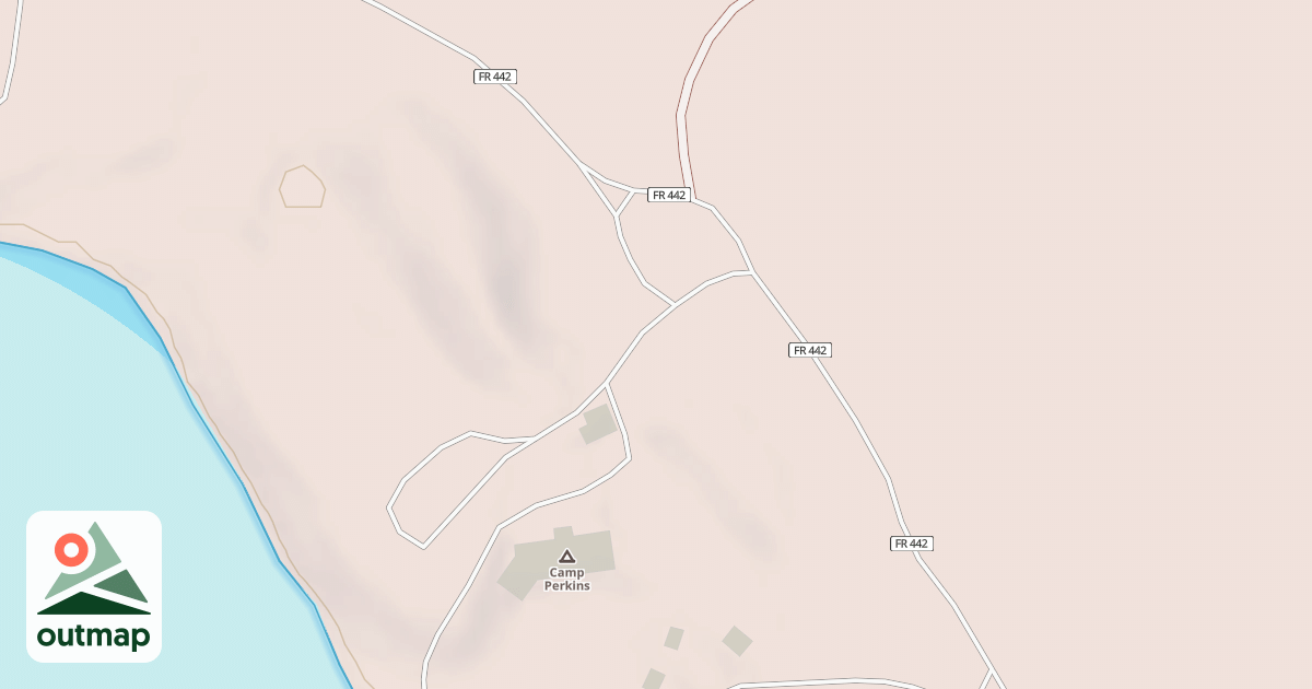 Map of CAMP PERKINS O.C. SPUR B