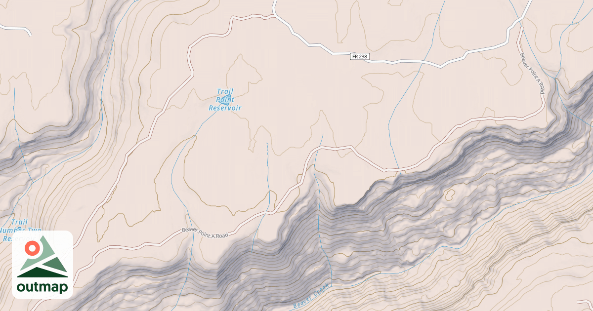 Map of BEAVER POINT A