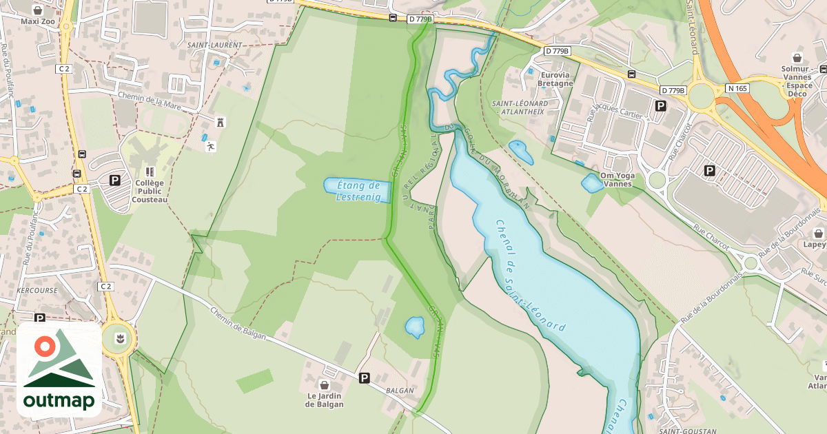 Map of GR 34N + V45