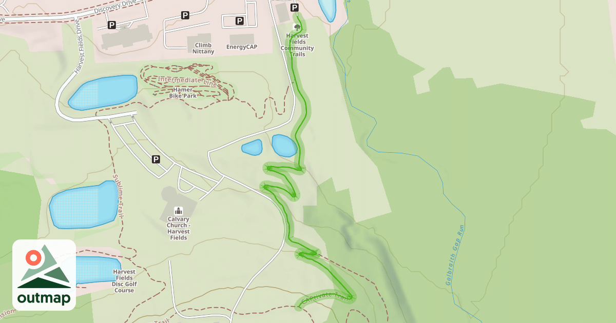 Map of CAPtivate Trail