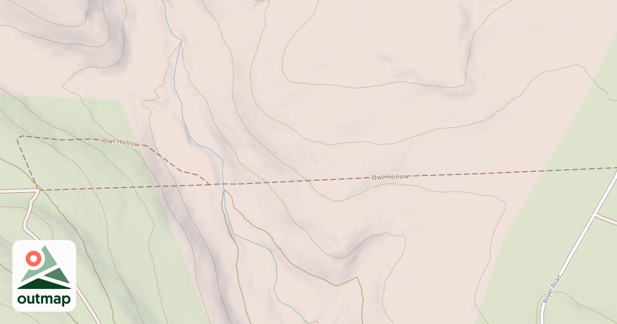 Map of Whiskey Springs Trails