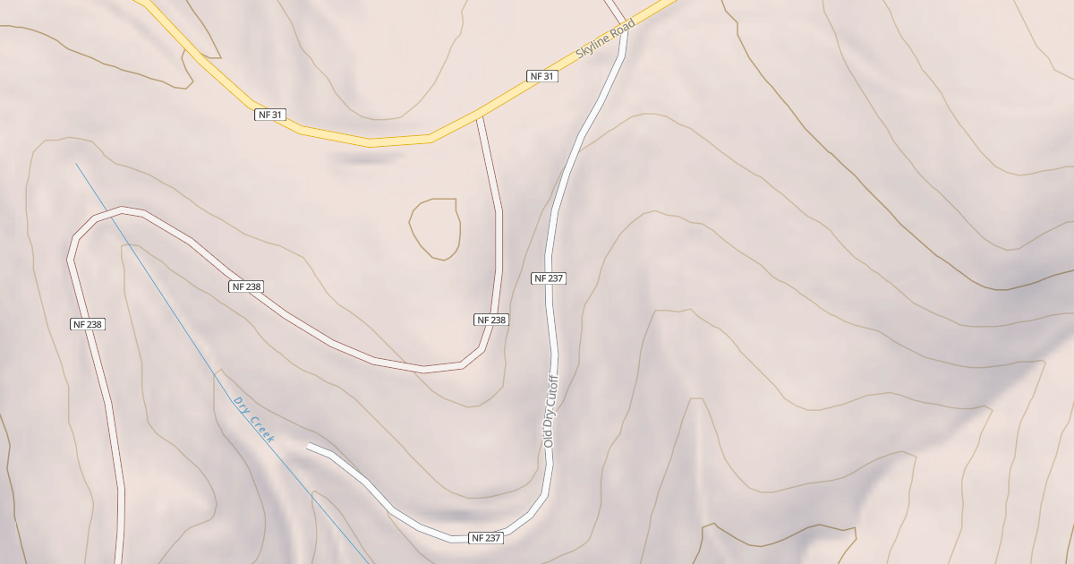 Map preview of OLD DRY CUTOFF