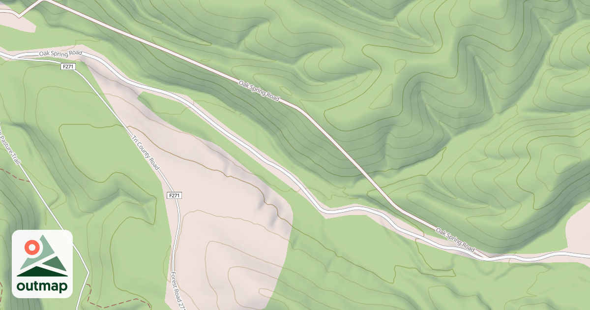 Map of OAK SPRING FARM