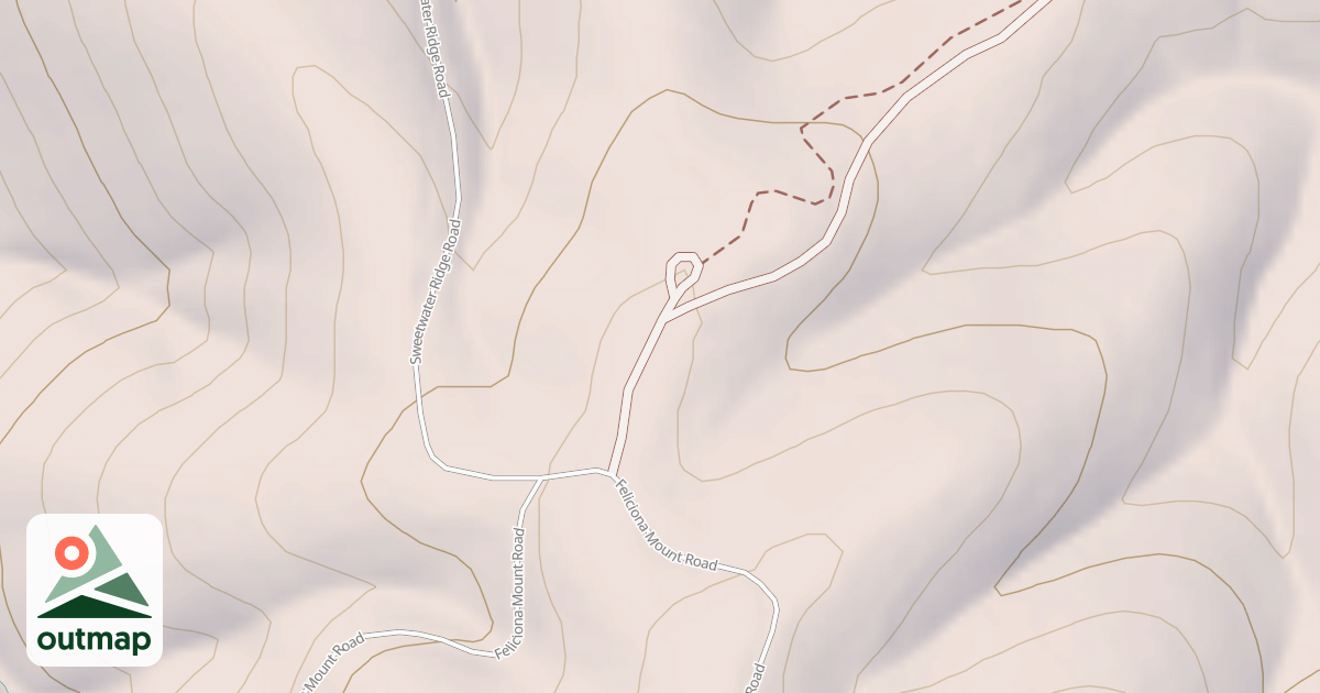 Map of FELICIANA MTN ROAD T2