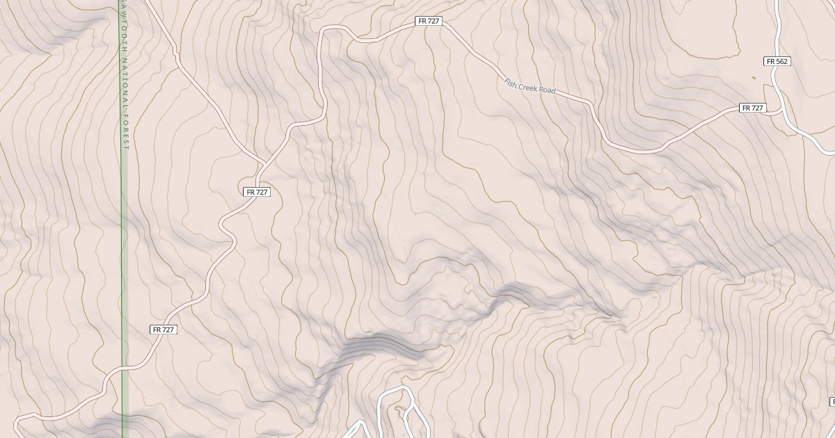 Map preview of FISH CREEK
