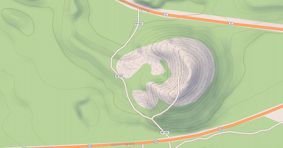 Map preview of LITTLE NASH CRATER