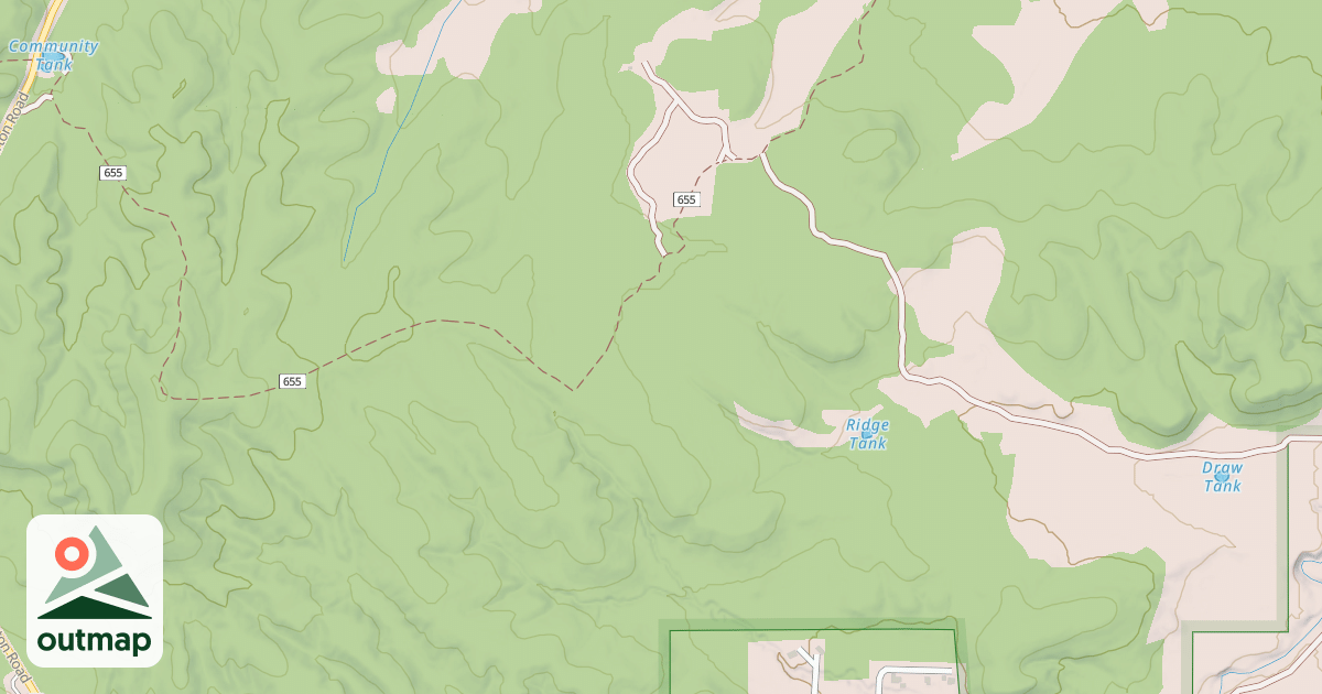 Map of USFS National Forest System Roads {2F70A1DB-FC02-42F0-913B-8D4B6BDEDE1F}
