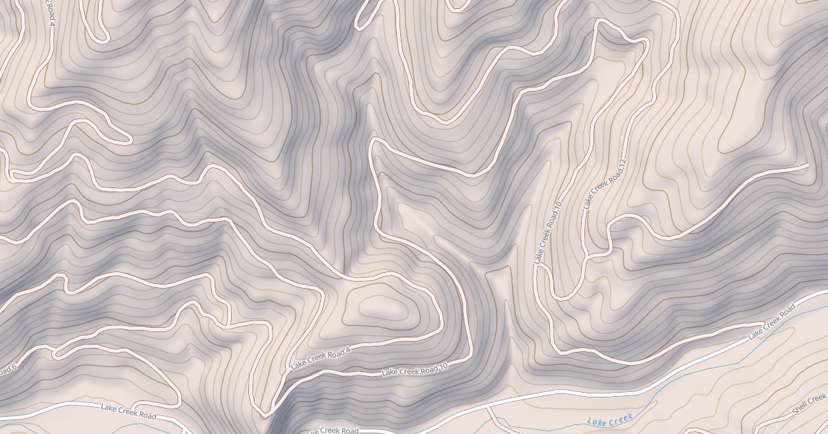Map preview of LAKE CREEK 10
