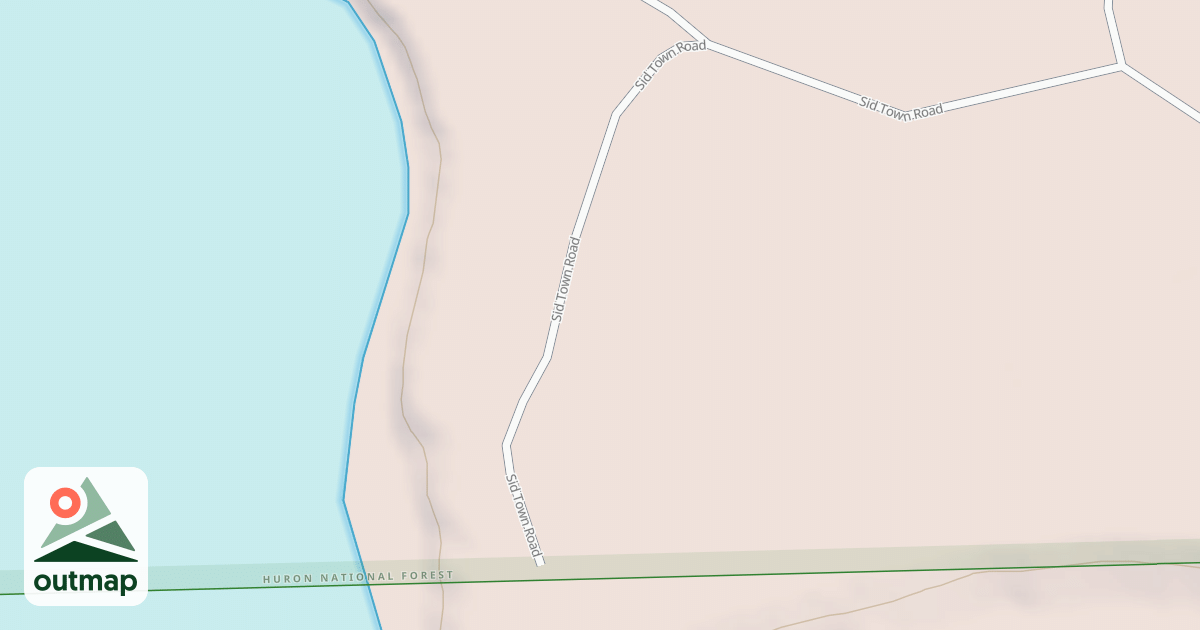 Map of SAWMILL POINT ACCESS SPUR