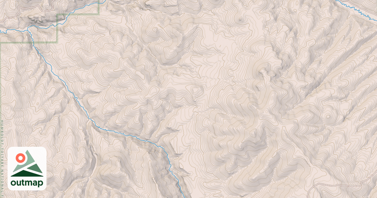 Map of SOUTH FORK QUINN ROAD/POST CRE