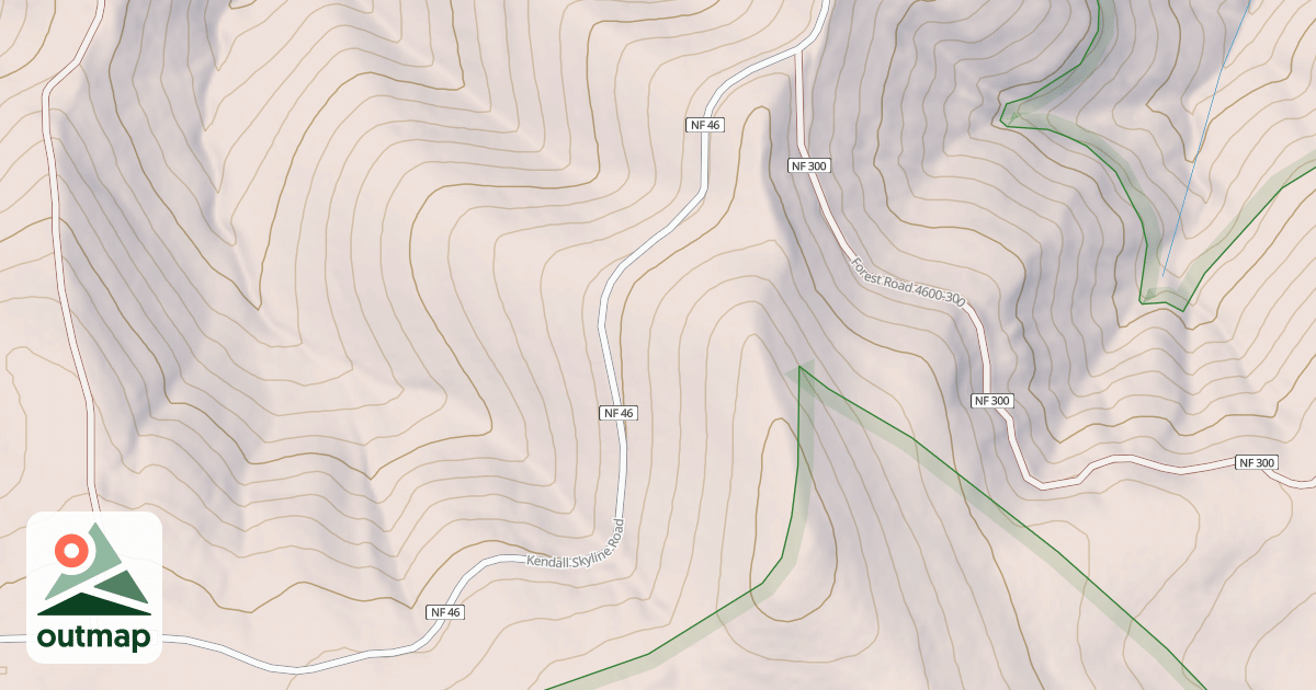 Map of Wildcat/Cavalier Spring Trail