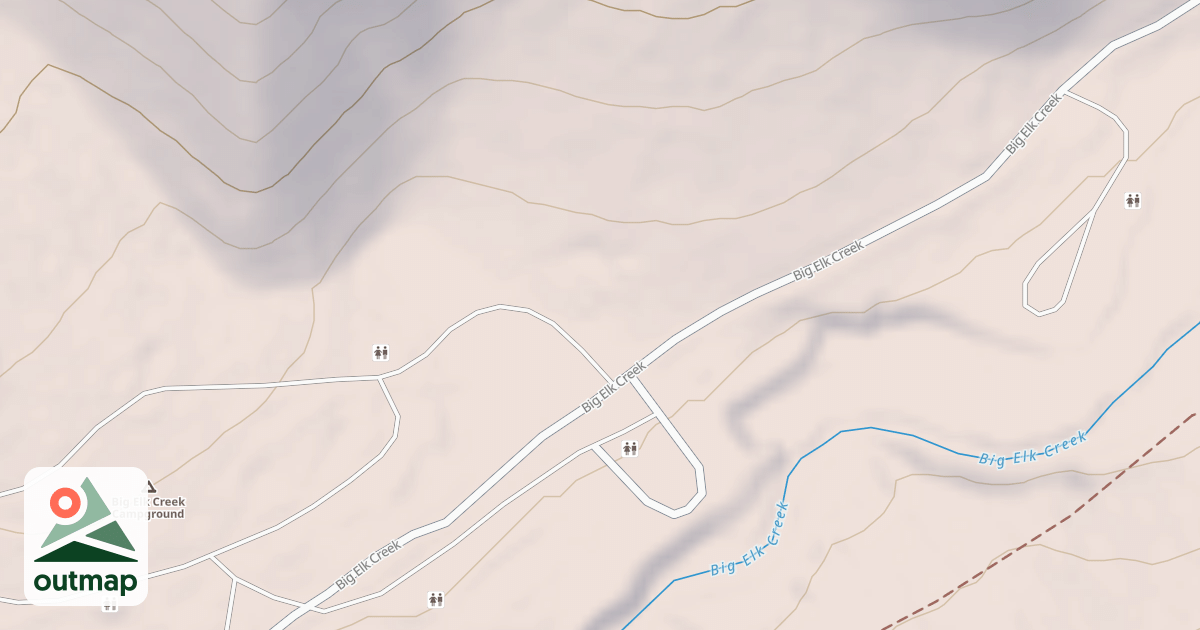 Map of BIG ELK CREEK PARKING LOT