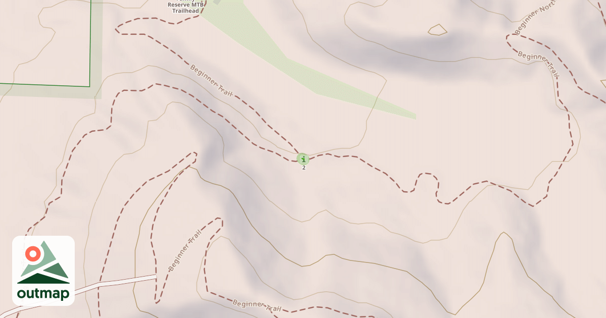 Map of Beginner Trail