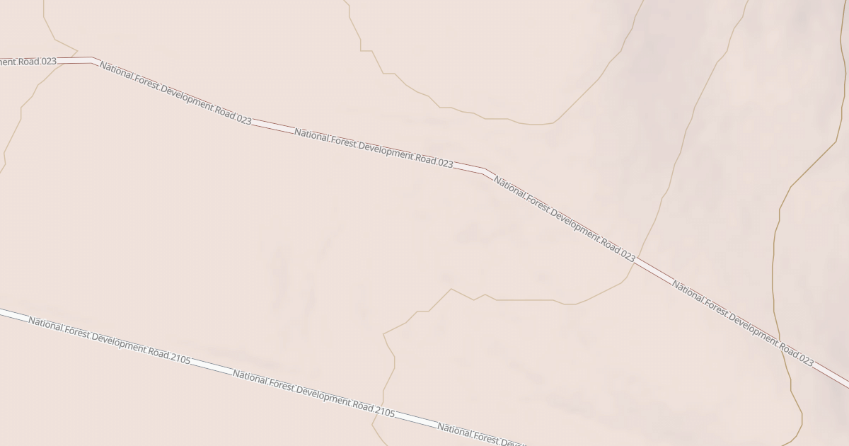 Map preview of USFS National Forest System Roads {81A72362-96D6-4A8D-A141-1880750A21FD}