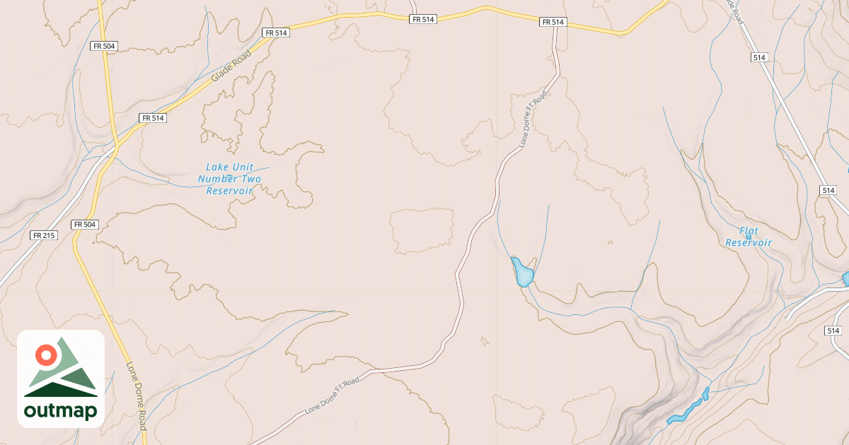 Map of LONE DOME F1