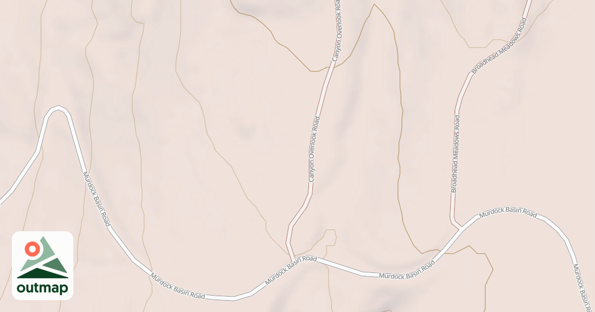 Map of CANYON OVERLOOK