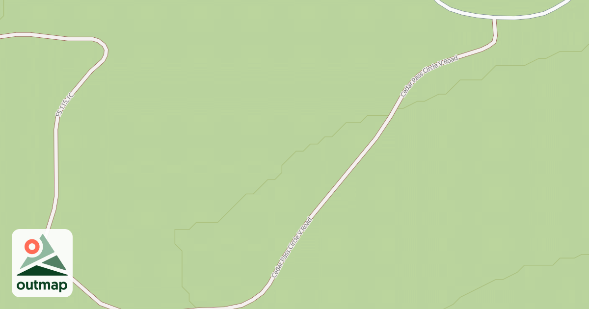 Map of CEDAR PASS CIRCLE V