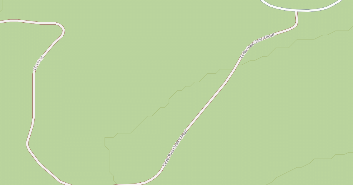 Map preview of CEDAR PASS CIRCLE V