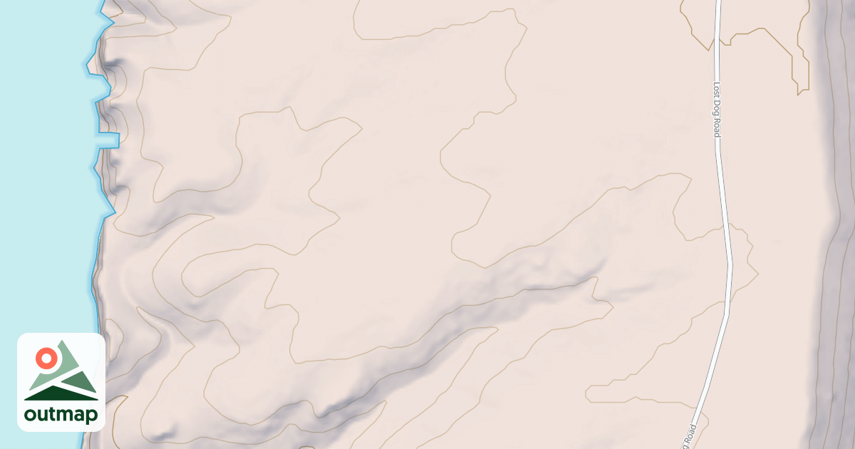 Map of LOST DOG RES