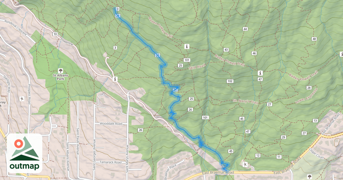 Map of Lower Dreamweaver