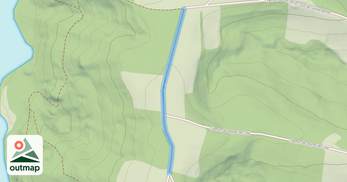Map of Chemin du Hail