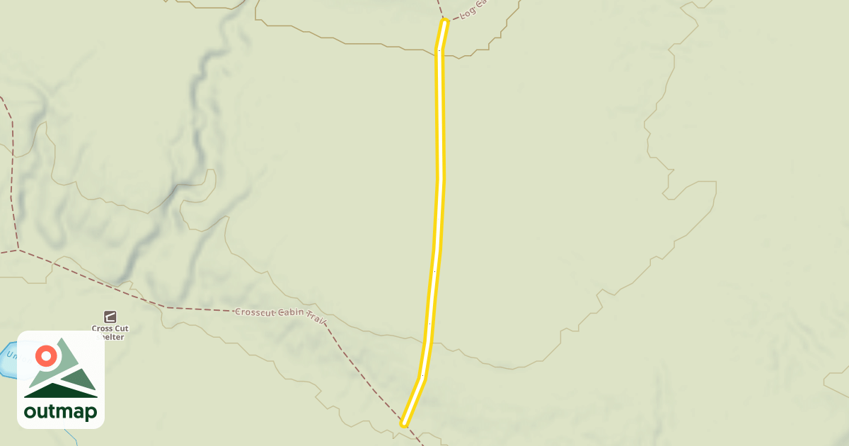 Map of Log Camp Trail