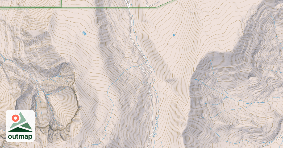 Map of BEAVER CREEK