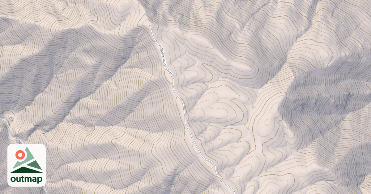 Map of FERGUSON RIDGE