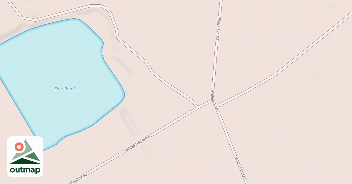 Map of TWIN PONDS