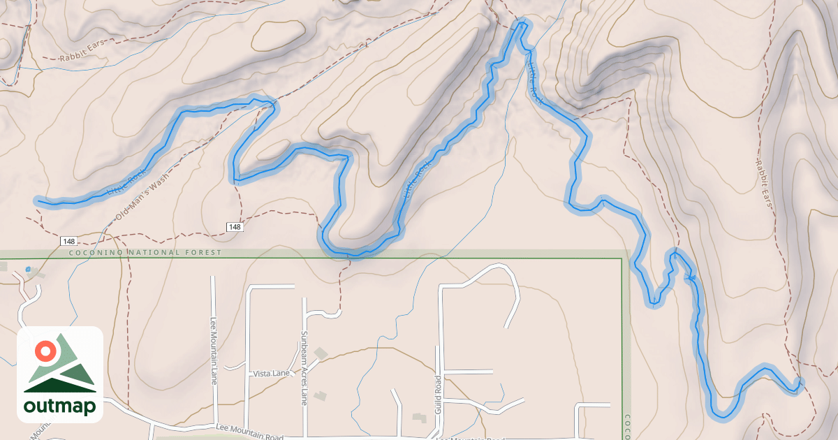 Map of Little Rock
