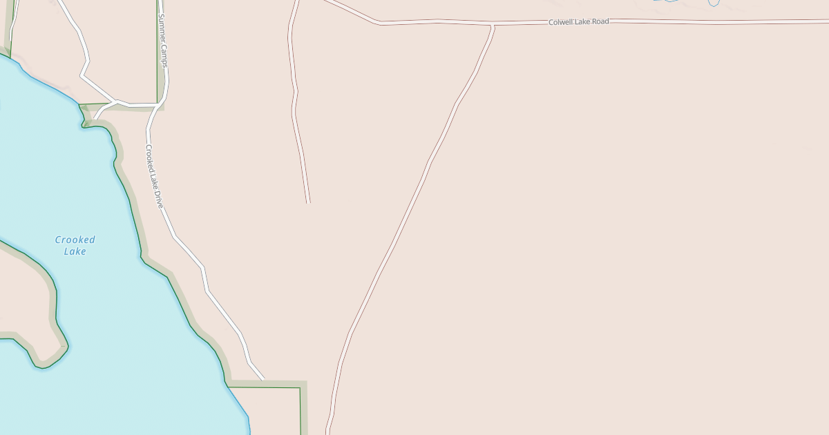 Map preview of EAST CROOKED LAKE