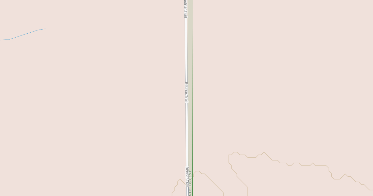 Map preview of Warroad/Roseau Trails