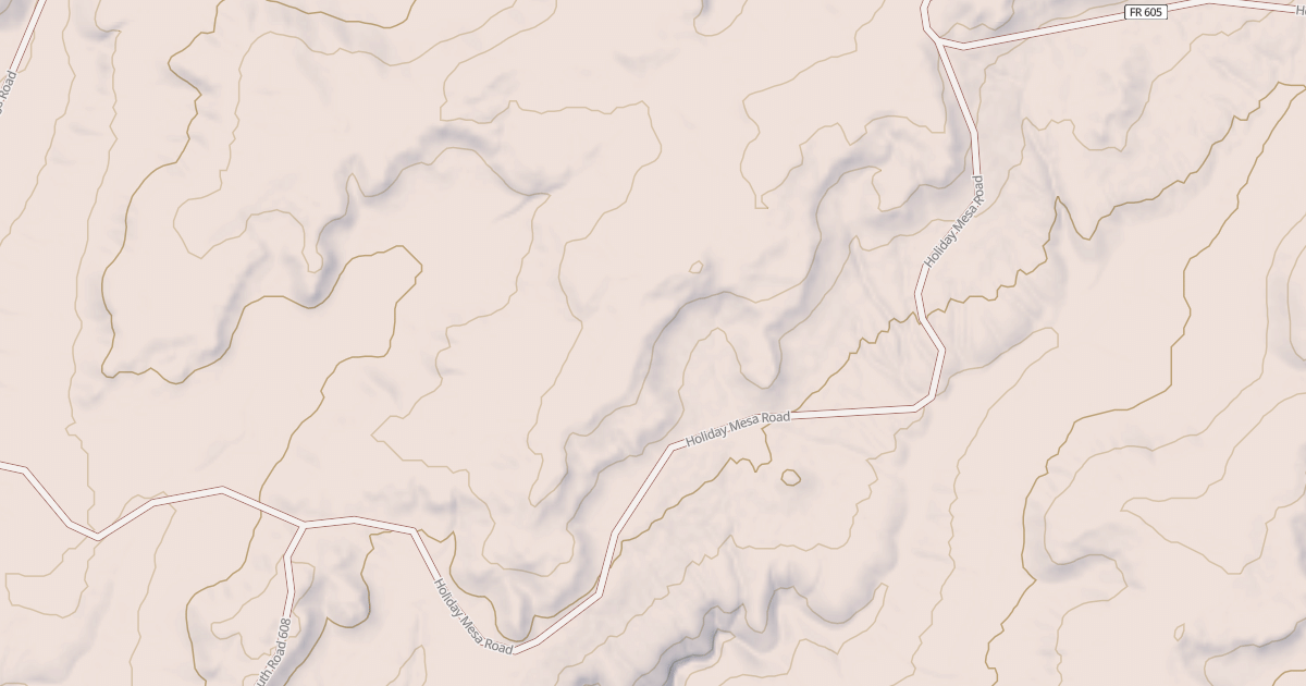 Map preview of HOLIDAY MESA