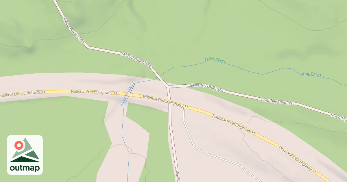 Map of Red Dot Trail